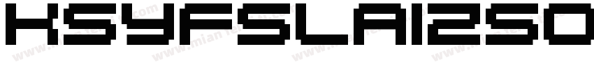 KSYFSLAIZS0 20 00字体转换